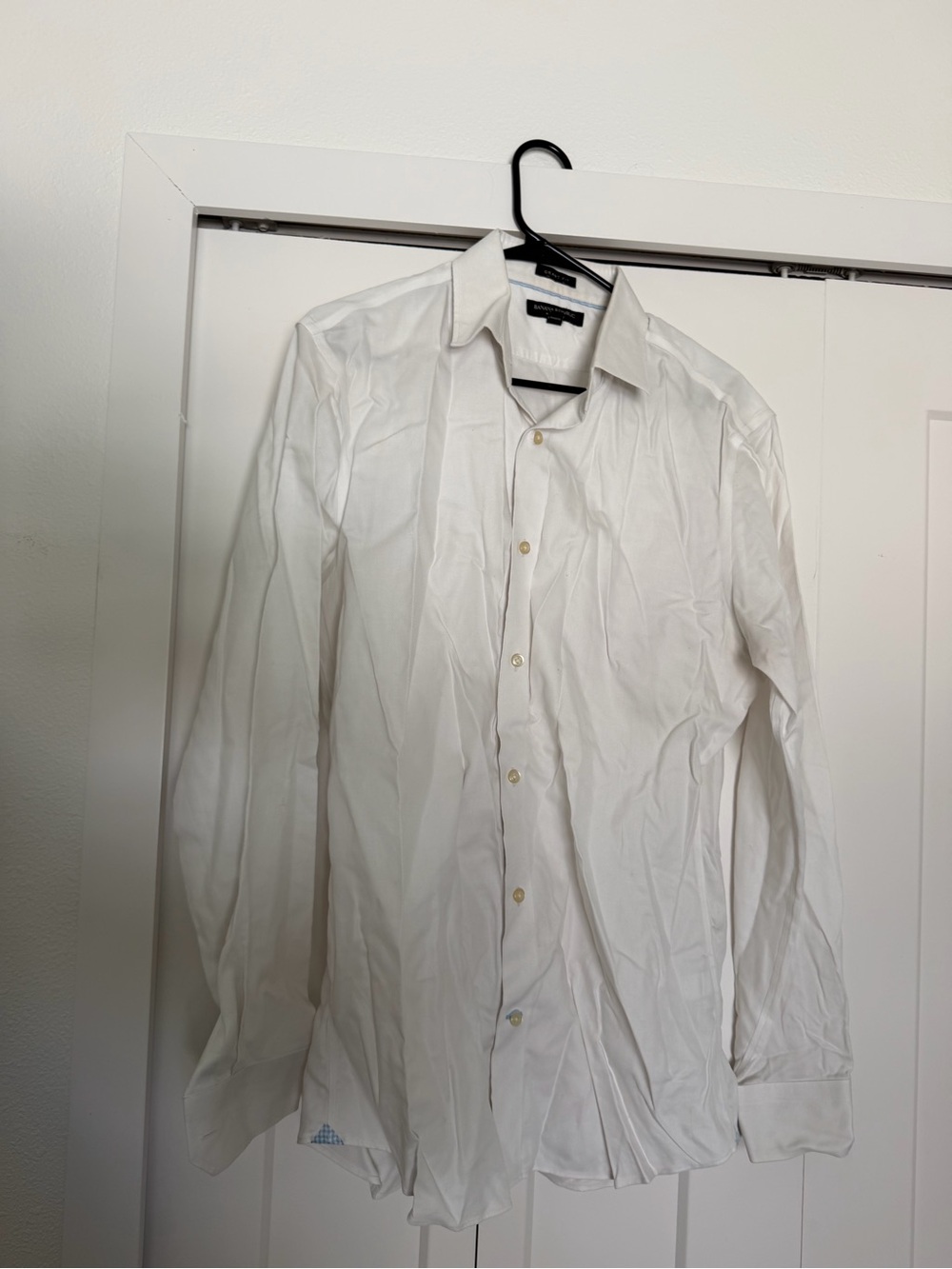 Banana Republic Grant Fit White Dress Shirt